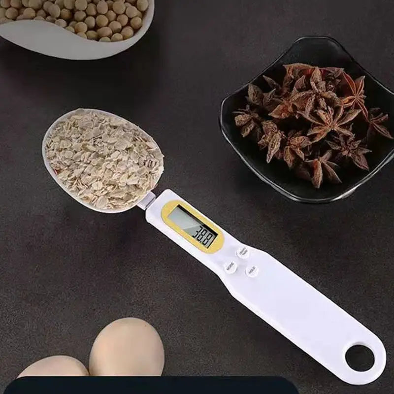 500g 0.1g Electronic Kitchen Scale LCD Digital Measuring Food Flour Digital Spoon Scale Mini Kitchen Tool for Milk Coffee Scale