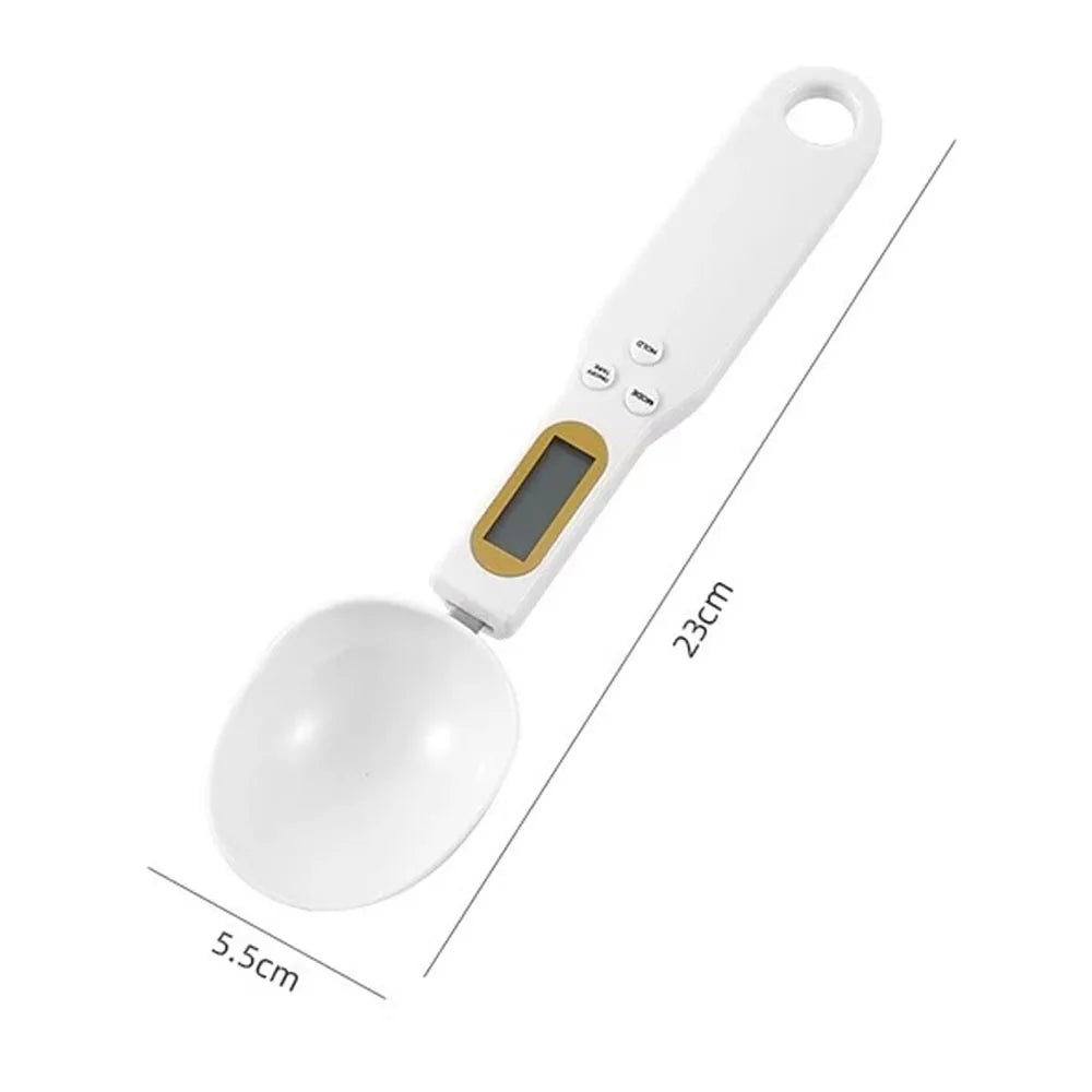 500g 0.1g Electronic Kitchen Scale LCD Digital Measuring Food Flour Digital Spoon Scale Mini Kitchen Tool for Milk Coffee Scale