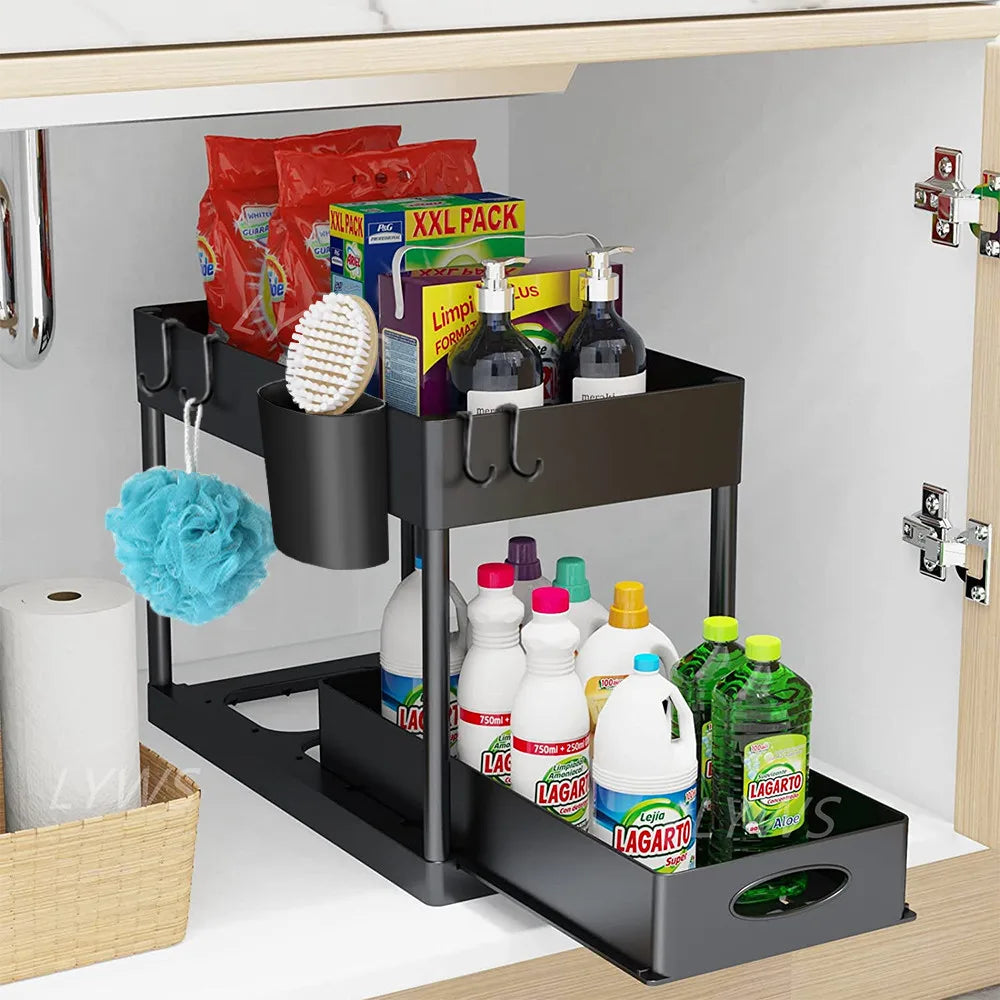 SpaceMax™ Sliding Under Sink Organizer